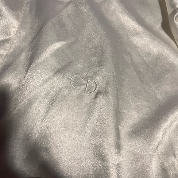 Dior Cream Satin Robe - Picture 3 of 3